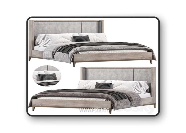3dsky Pro - Malone Shelter Bed By Arhaus