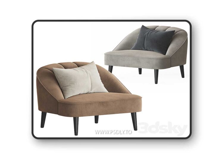 3dsky Pro - Margot accent armchair made