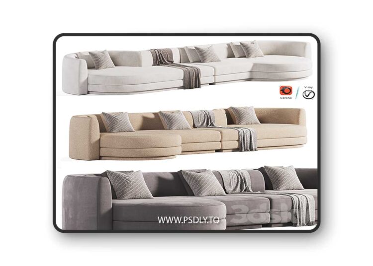 3dsky Pro - UBE sofa Christophe