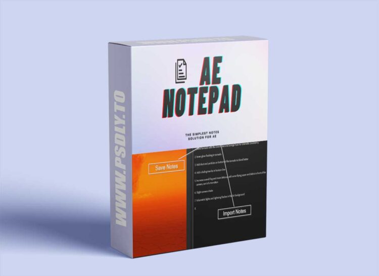 Aescripts - AE Notepad v1.0