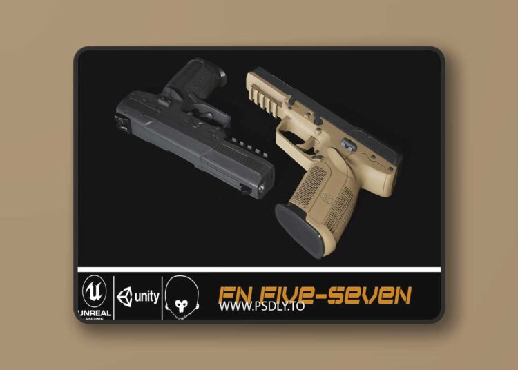 CGTrader - FN Five-seveN Pistol VR