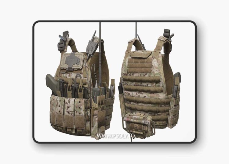 Cgtrader - Tactical Vest Low-poly 3D Model