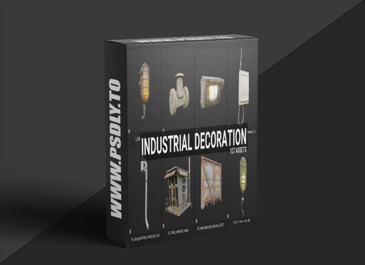 INDUSTRIAL DECORATION asset pack (127 assets)