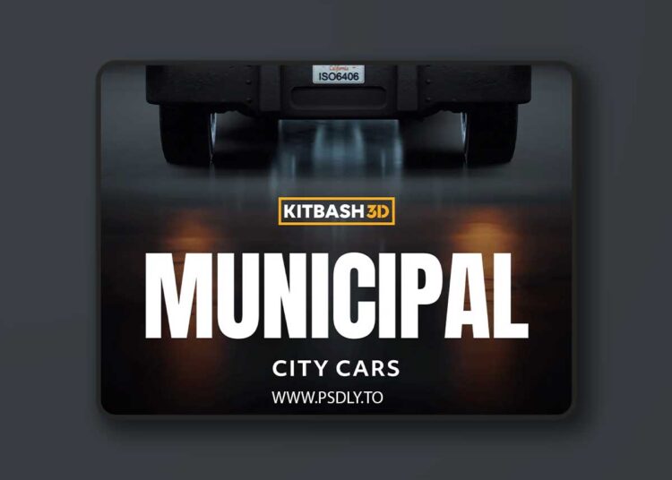 KitBash3D - City Cars: Municipal