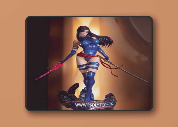 Psylocke - 3D Print Model 3D Model