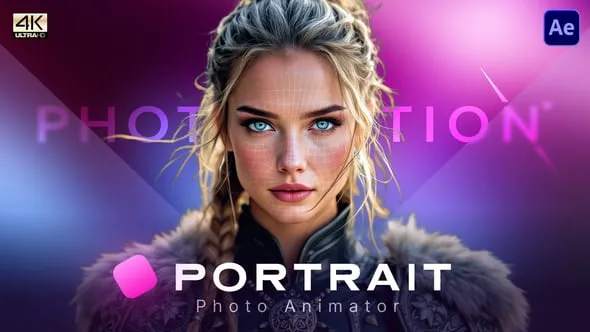 Videohive - Photomotion Portrait - 3D Photo Animator - 57289888