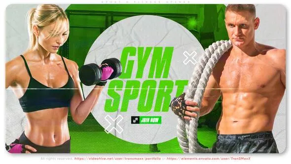 Videohive - Sport N Fitness Opener - 56923527