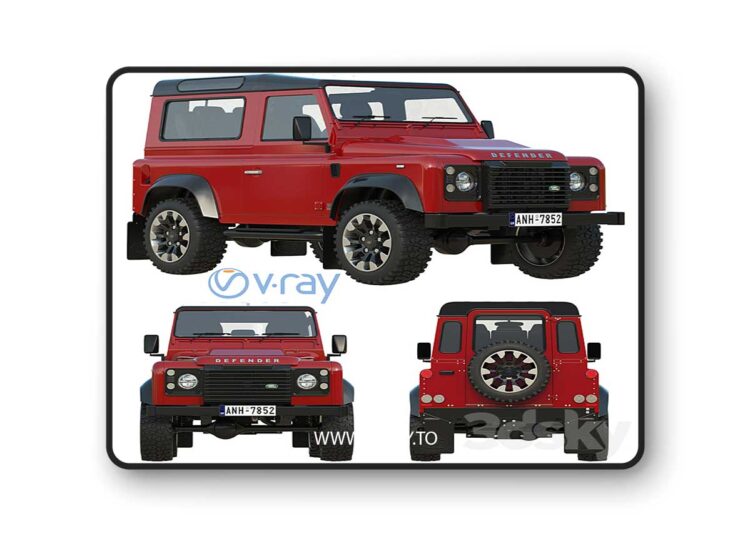 3dsky Pro - Land Rover Defender Works V8