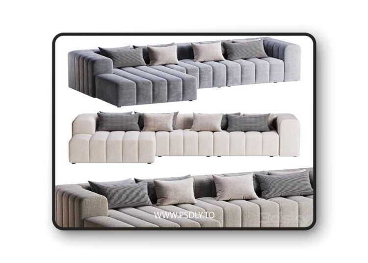 3dsky Pro - Langham Sofa 3D Model