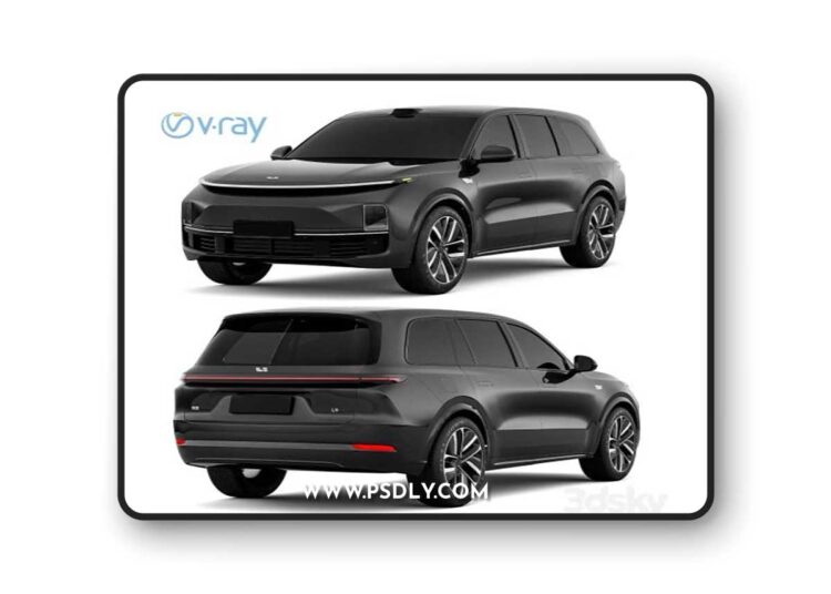 3dsky Pro - Li Xiang L9 3D Model