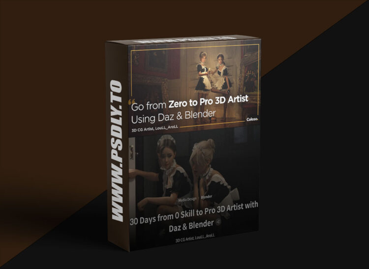 Coloso – 30 Days from 0 Skill to Pro 3D Artist with Daz & Blender