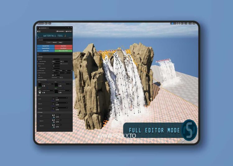 Fab - SHADERSOURCE - Waterfall Tool 2