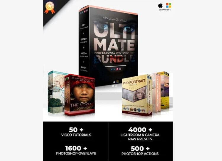 PhotoWhoa - 5-In-1 Ultimate Professional Photo Editing Bundle