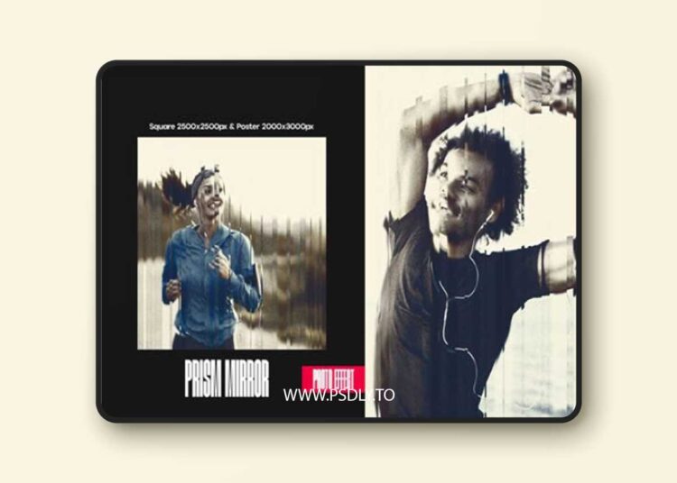 Prism Mirror - Square & Poster Photoshop Effects