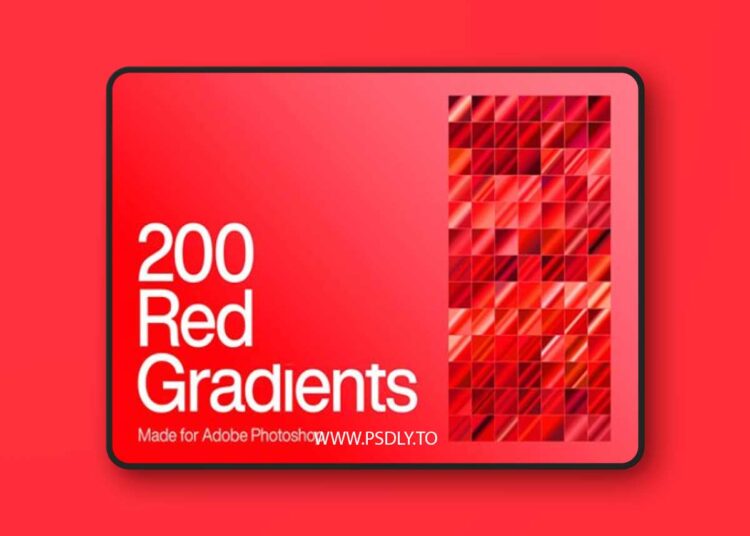 Red Gradients for Photoshop