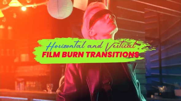 Videohive - Film Burn Transitions - 57557865