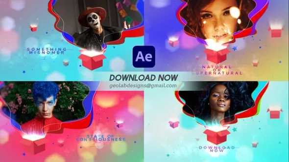 Videohive - Mysterious Box Slideshow - 56109374