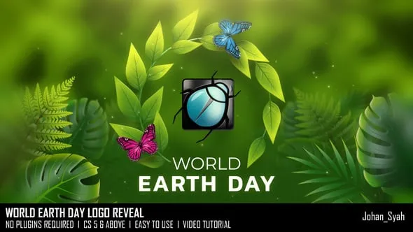 Videohive - World Earth Day Logo Reveal - 57758732