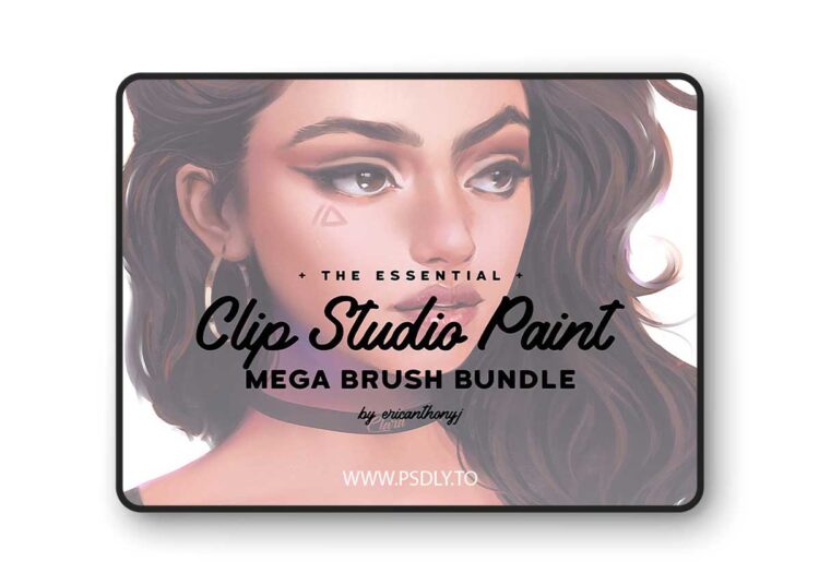 ubeBrush - Clip Studio Paint - MEGA BUNDLE - 50 Brushes v2