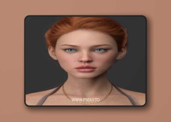 3D Model of MSO Fallon HD for Genesis 9 Feminine