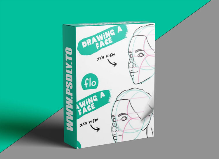 Artwithflo - Procreate Tutorial Drawing a Face - 3/4 view