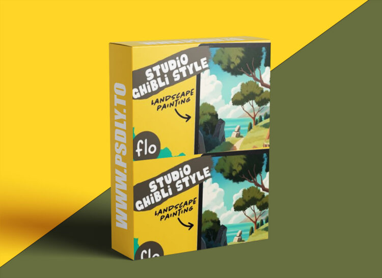 Artwithflo - Procreate Tutorial Ghibli Style Landscape
