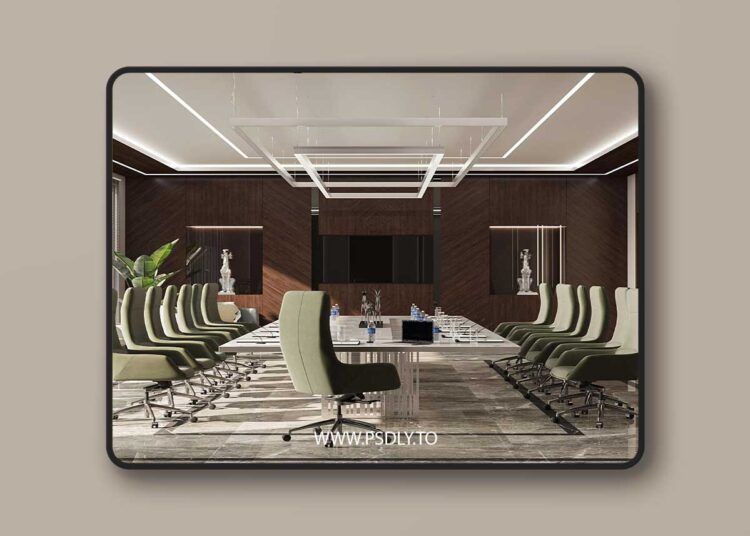 Conference hall -3D Scene 3D Model