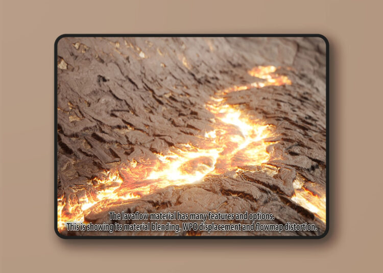 Cooled & Flowing Lava