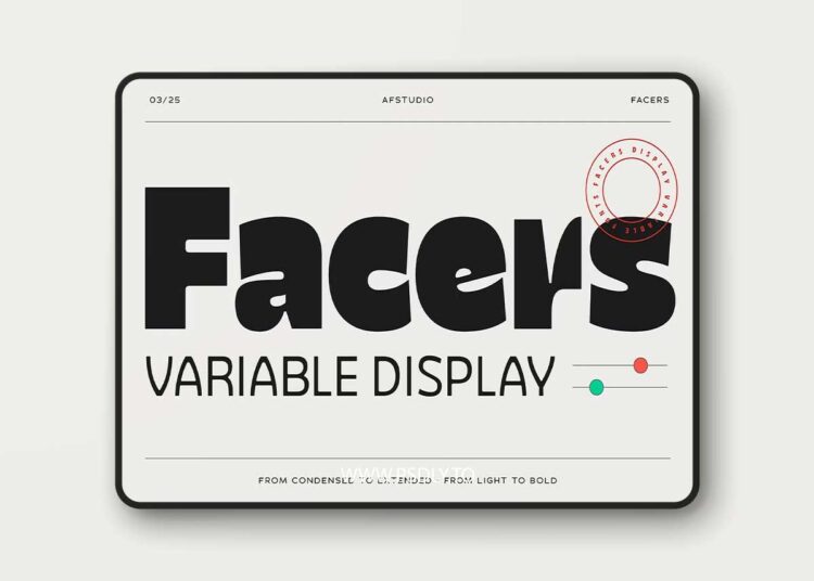 CreativeMarket - Facers Font Family