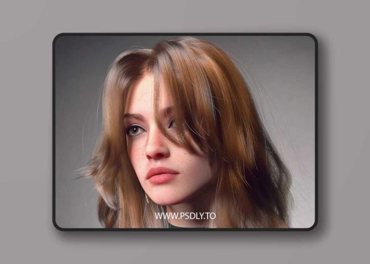 DForce CS Jasmine Hair for Genesis 9 Poser