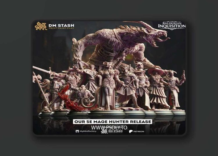 DM Stash – The Baldurian Inquisition March 2025 – 3D Print Model STL