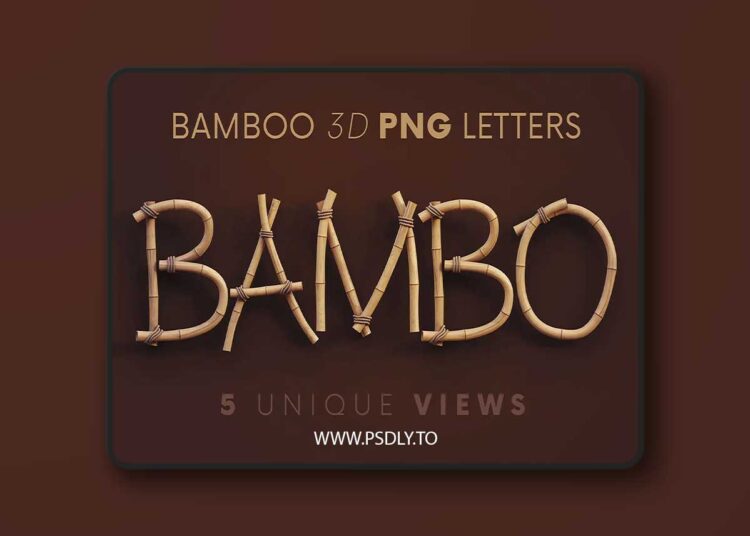 Deeezy - Bamboo - 3D Lettering 43132
