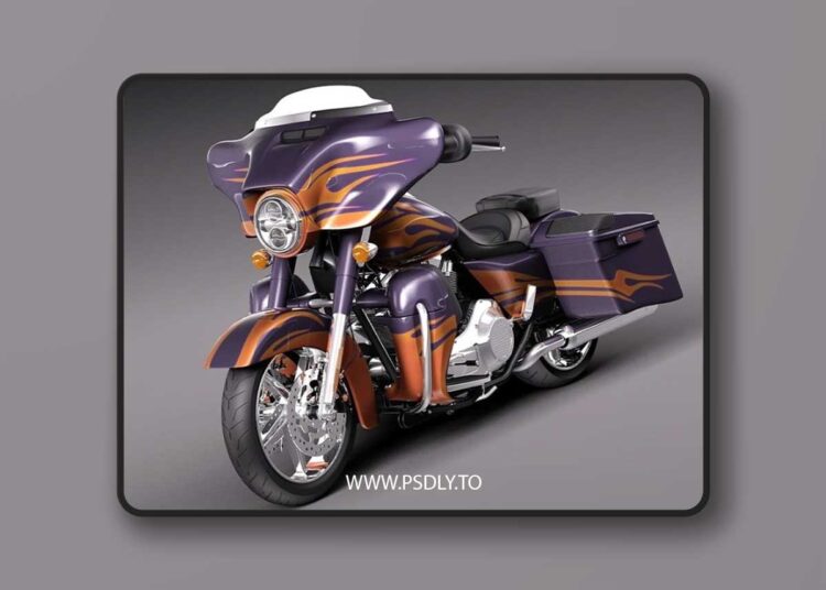 Harley Davidson Street Glide 2015 3D Model