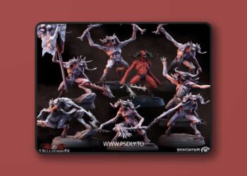 Hellfiends x 8 – 3D Print Model