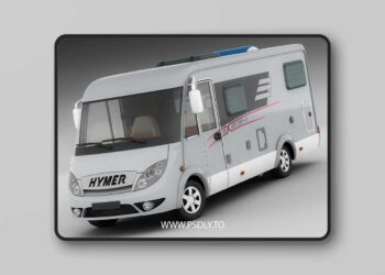 Hymer Exis Motorhome 3D Model