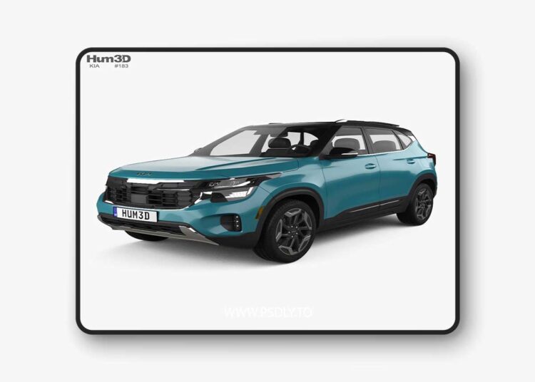 Kia Seltos US-spec 2024 3D Model