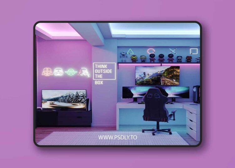 Modern workroom - 3D Scene 3D Model