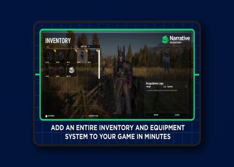 Narrative Inventory - Inventory & Equipment System