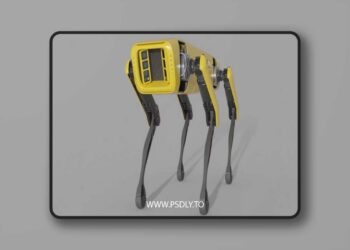 Robot Dog 3D Model
