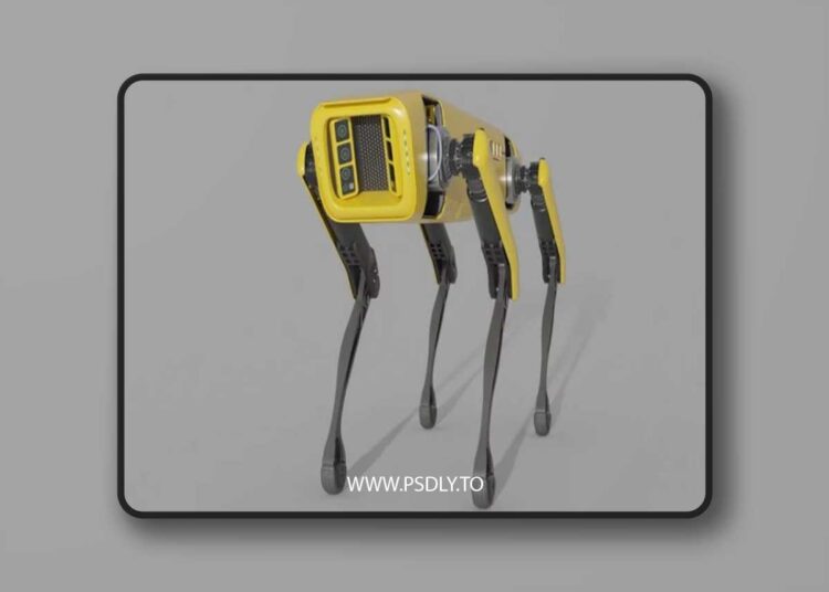 Robot Dog 3D Model