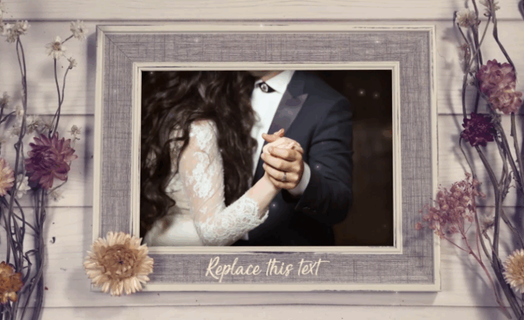 Romantic Flowers Slideswhow After Effects Template