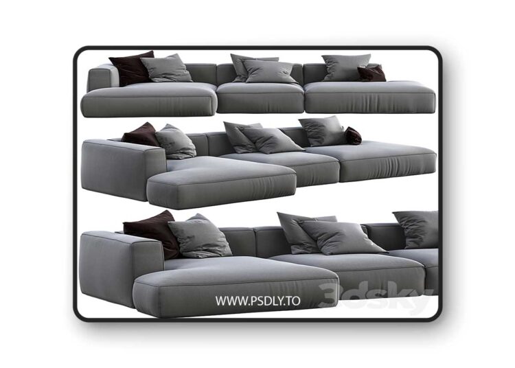 Sofa One Mebel Roxen 3D Model
