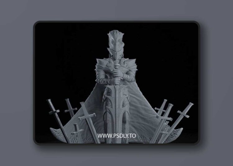 The Crimson Knight 3D Model
