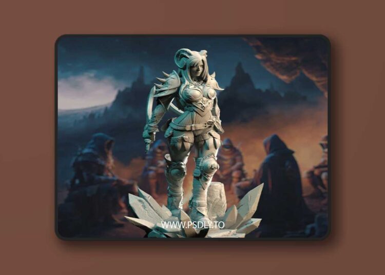 Tiefling Rogue – Orlena – 3D Print Model