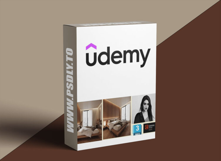 Udemy – Bedroom Design & Rendering With 3Ds Max & Corona | Project"