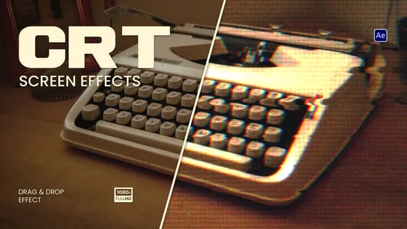 Videohive - CRT Screen Effects - 58201184