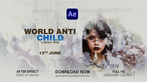 Videohive - Child Labour Day - 58053117