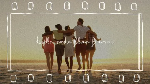Videohive - Doodle Media Film Frames - 58224519