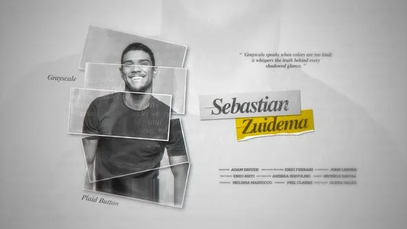 Videohive - Folded Split Portrait Titles - 57862660