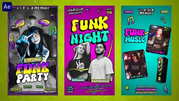 Videohive - Funk Party Instagram Reels - 58204911